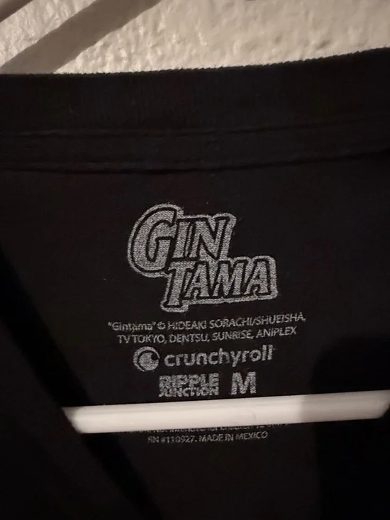 Gintama Anime Crunchyroll Graphic Tee - Black - Picture 3 of 3